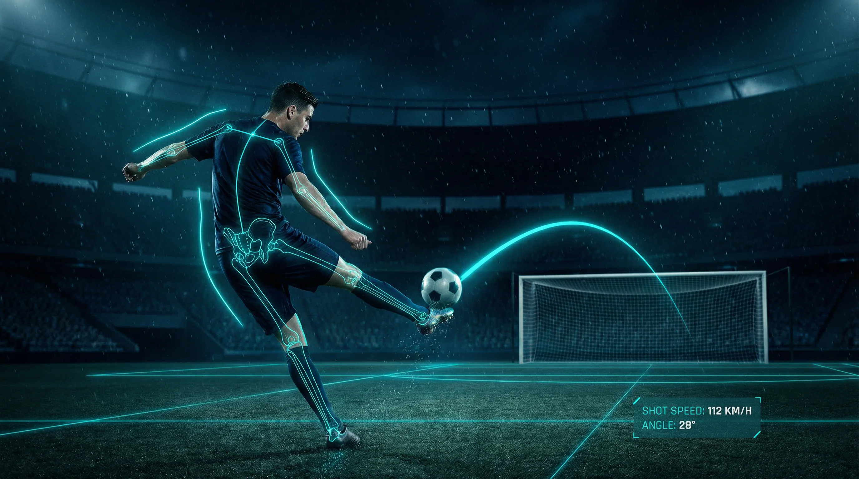 Fußball-Bewegungsanalyse mit MovAcam Dual-Kamera-System